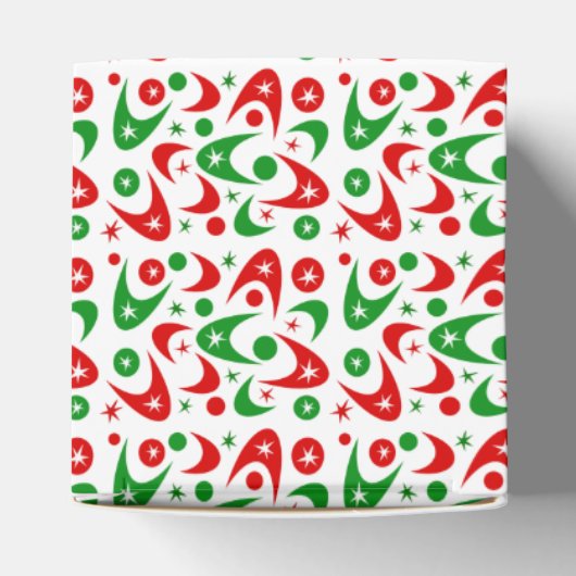 Kerstboommerangs Bedankdoosjes (Bovenkant)