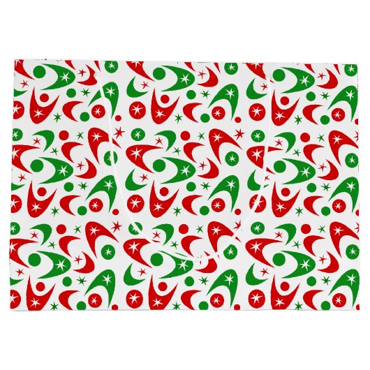 Kerstboommerangs Large Cadeautasje (Achterkant)