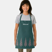 kerstboommonogrammen schort (Insitu)