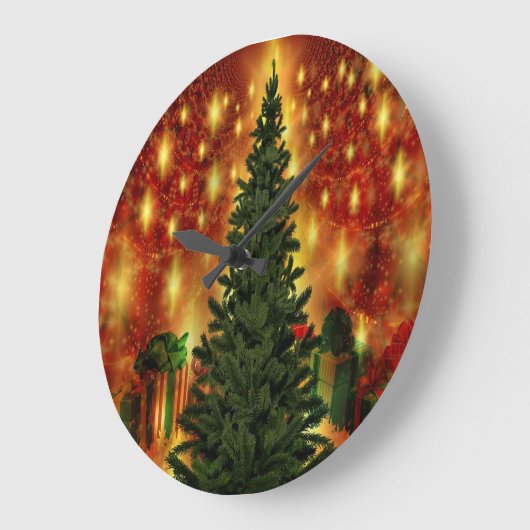 kerstboommuur grote klok (Hoek)