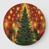 kerstboommuur grote klok (Voorkant)