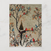 Kerstboomnest ~ Briefkaart (Voorkant)