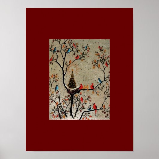 Kerstboomnesten ~ Afdrukken/Posters Poster (Voorkant)