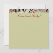 Kerstboomnesten ~ Uitnodigingen (Achterkant)