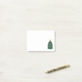 kerstboomnoot post-it® notes (Op bureau)