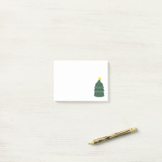 kerstboomnoot post-it® notes (Op bureau)