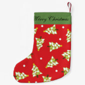 kerstboomontwerp kleine kerstsok (Achterkant)