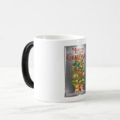 kerstboomontwerp magische mok (Voorkant links)