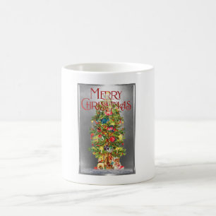 kerstboomontwerp magische mok
