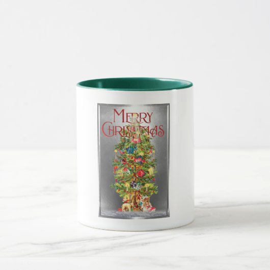 kerstboomontwerp mok (Midden)