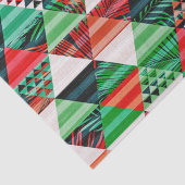 kerstboomontwerp vol kleuren, gelukkig nieuw tissuepapier (Detail)