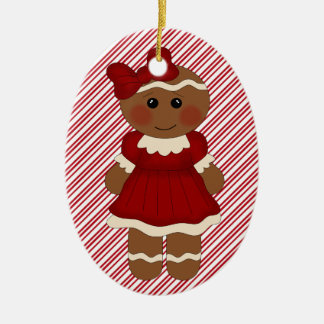 kerstboomornament Ginger Girl Keramisch Ornament