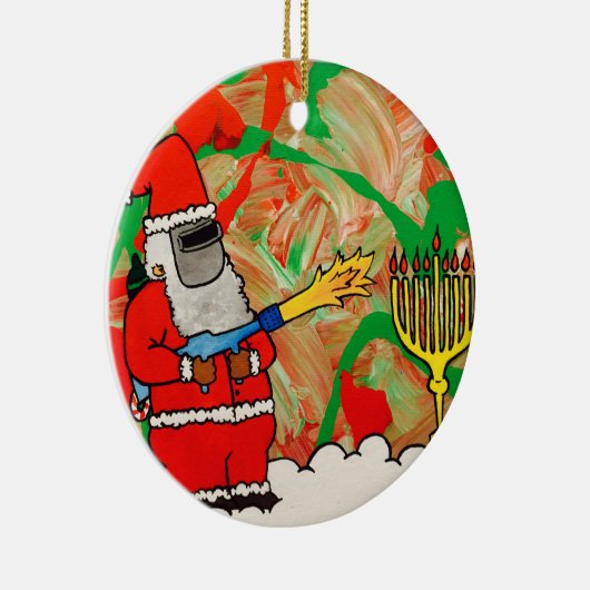 kerstboomornament keramisch ornament (Rechts)