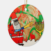 kerstboomornament keramisch ornament (Links)