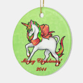 kerstboomornament keramisch ornament (Links)