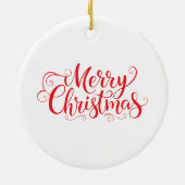 Kerstboomornament Keramisch Ornament (Achterkant)