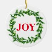 Kerstboomornament Keramisch Ornament (Voorkant)