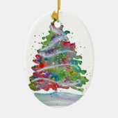 Kerstboomornament Keramisch Ornament (Voorkant)