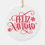 Kerstboomornament Keramisch Ornament (Voorkant)