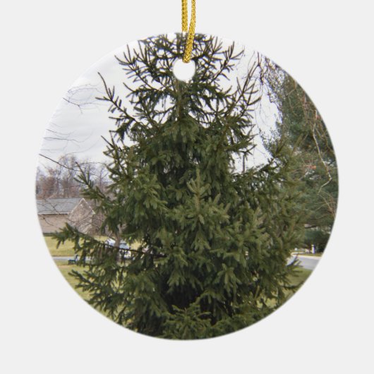 Kerstboomornament Keramisch Ornament (Voorkant)