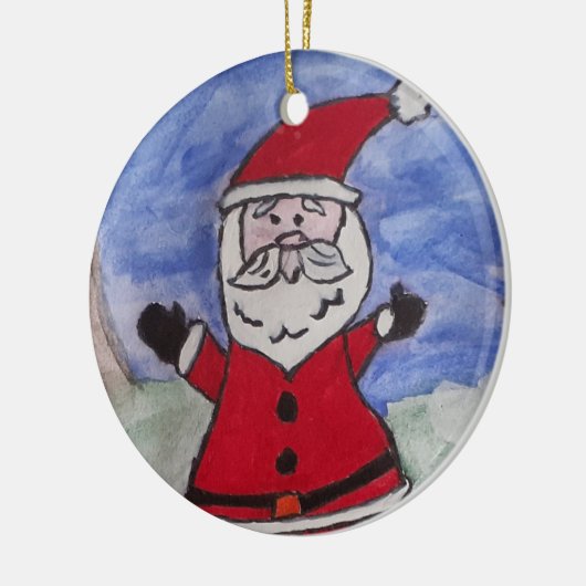 kerstboomOrnament Keramisch Ornament (Links)