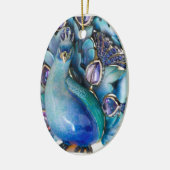 kerstboomornament keramisch ornament (Links)