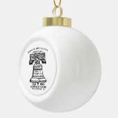 Kerstboomornament Keramische Bal Ornament (Rechts)
