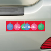 kerstboomornament Thunder_Cove Bumpersticker (Op auto)