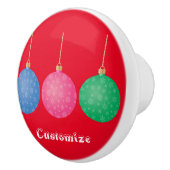 kerstboomornament Thunder_Cove Keramische Knop (Rechts)