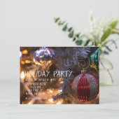 Kerstboomornament Vakantielichten Feest Kaart (Staand voorkant)