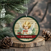 Kerstboomornament Vintage Engel Ornament