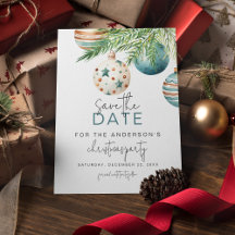 Kerstboomornamenten in Teal & Goud | Kerstfeest