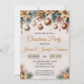 Kerstboomornamenten Kerstfeest Kaart (Voorkant)