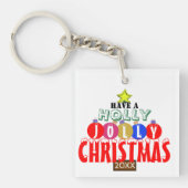 Kerstboomornamenten met initiaal sleutelhanger (Voorkant)
