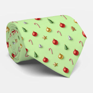 Kerstboomornamenten, Suikerstok, Pistache Stropdas