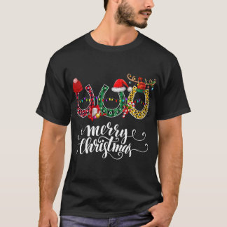 kerstboompaardje met Hoefijzer T-shirt