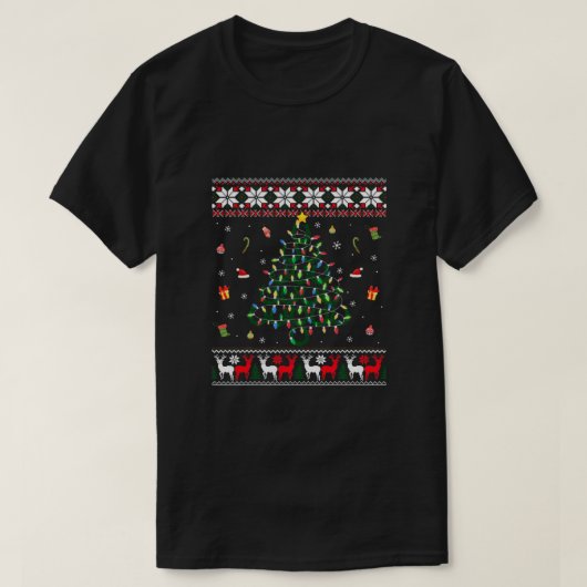 kerstboompaardjes met Hoefijzer T-shirt (Design voorkant)