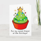 kerstboompaart met Star Friend Kaart (Voorkant)