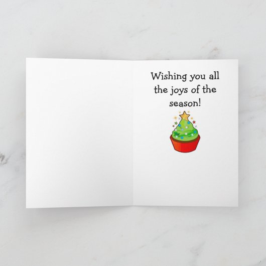 kerstboompaart met Star Friend Kaart (Binnen)