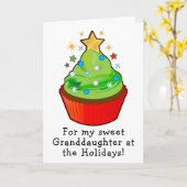 kerstboompaart met Star Grandaughter Kaart (Gele Bloem)