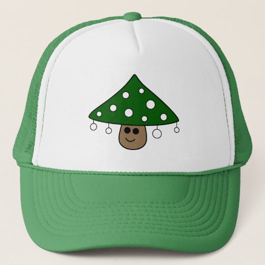 kerstboompaddenstoel Trucker Hat Trucker Pet (Voorkant)