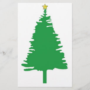 kerstboompapier briefpapier