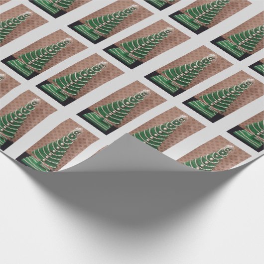 kerstboompapier cadeaupapier (Hoek)