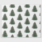 kerstboompapier cadeaupapier (Vlak)