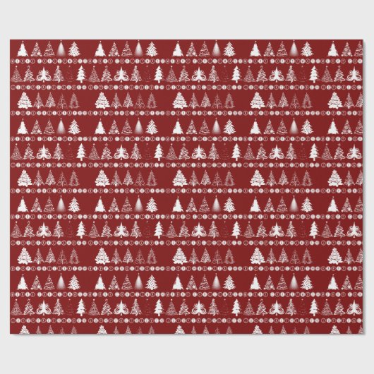 kerstboompapier cadeaupapier (Vlak)