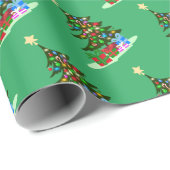 kerstboompapier cadeaupapier (Rol Hoek)