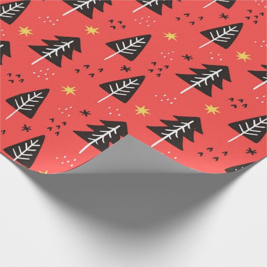 kerstboompapier cadeaupapier (Hoek)