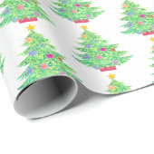 kerstboompapier cadeaupapier (Rol Hoek)