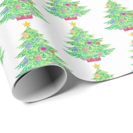 kerstboompapier cadeaupapier (Rol Hoek)