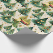 kerstboompapier cadeaupapier (Hoek)